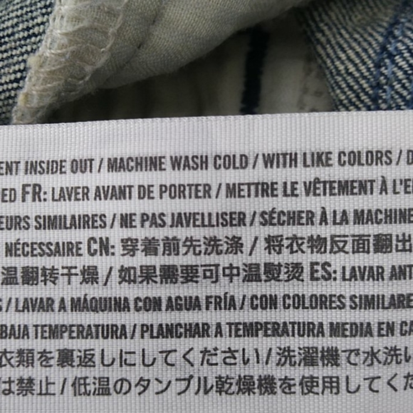 Hollister Low Rise Distressed Denim Jean Mini Skirt Junior 5/27 Blue - Picture 5 of 10
